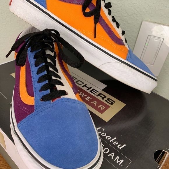 NWOT Van’s Old Skool Grape Juice & Bright Marigold - Picture 7 of 8